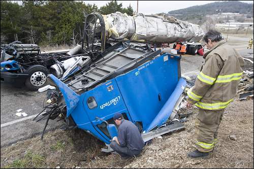 Semi-truck accident