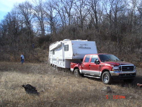 Camper trailer recovery