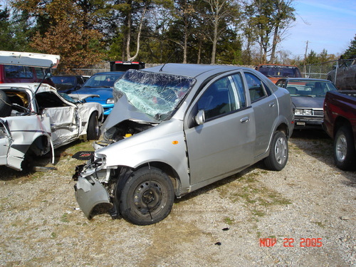 Lucky no one was in the passenger side and the driver survived.